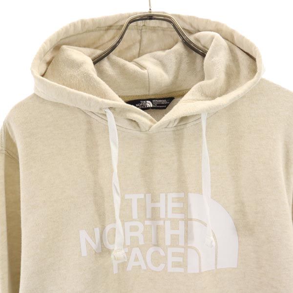 THE NORTH FACE ノースフェイス アウトドア 長袖 スウェットパーカー L ベージュ系 裏起毛 メンズ