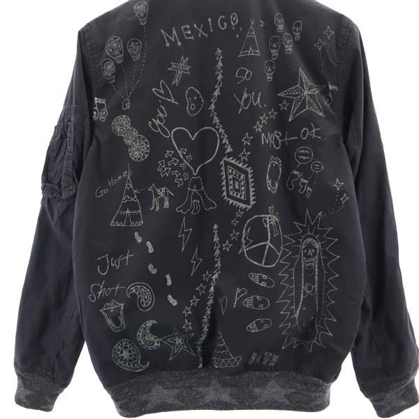 REMI RELIEF レミレリーフ 日本製 ジップ ジャケット S ブラック系 メンズ