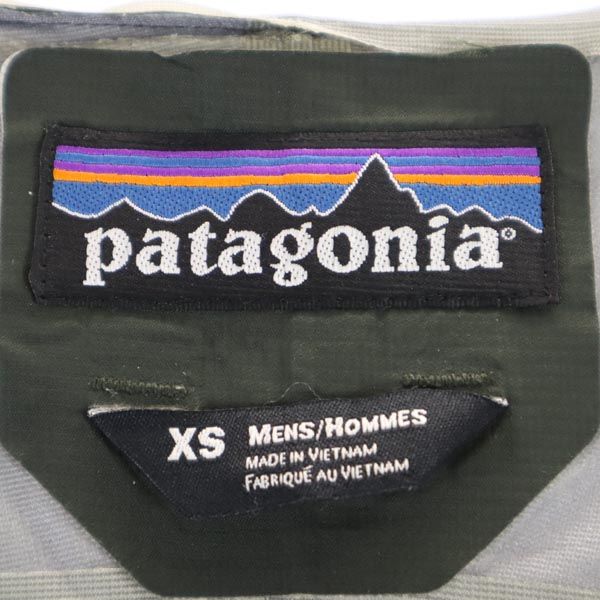 patagonia パタゴニア アウトドア 81827 ナイロンジャケット XS カーキ レインウェア メンズ