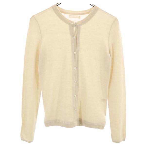 ANTEPRIMA アンテプリマ カシミヤ100％ 長袖 ニット カーディガン 40 ベージュ レディース