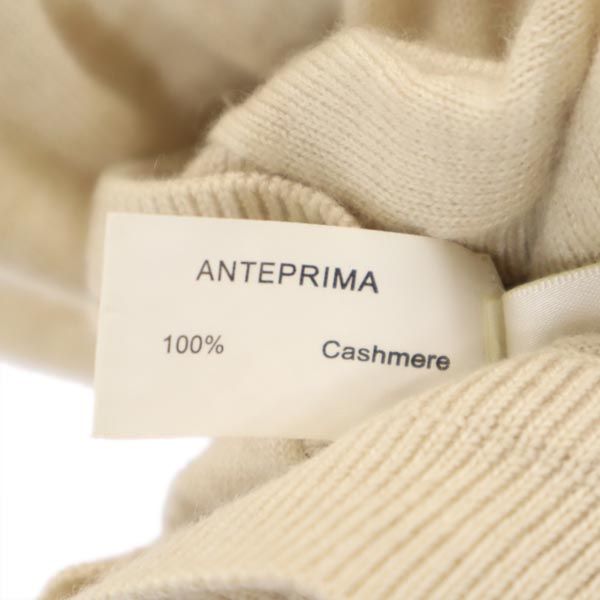 ANTEPRIMA アンテプリマ カシミヤ100％ 長袖 ニット カーディガン 40 ベージュ レディース