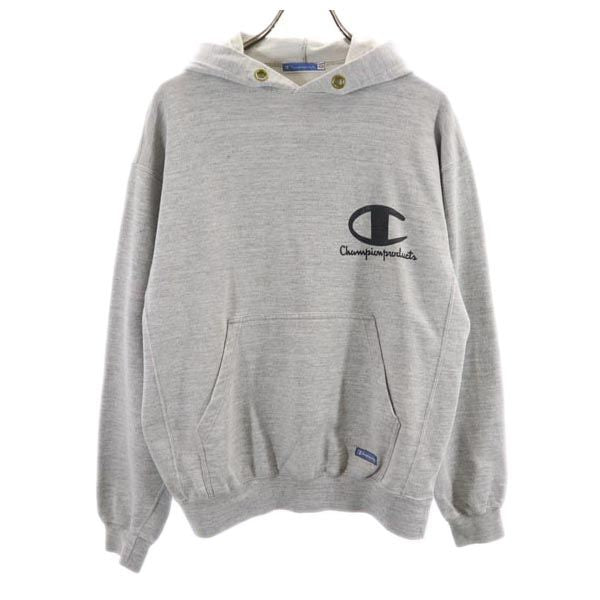 Champion チャンピオン 90s オールド 長袖 スウェットパーカー グレー PRUDUCTS メンズ