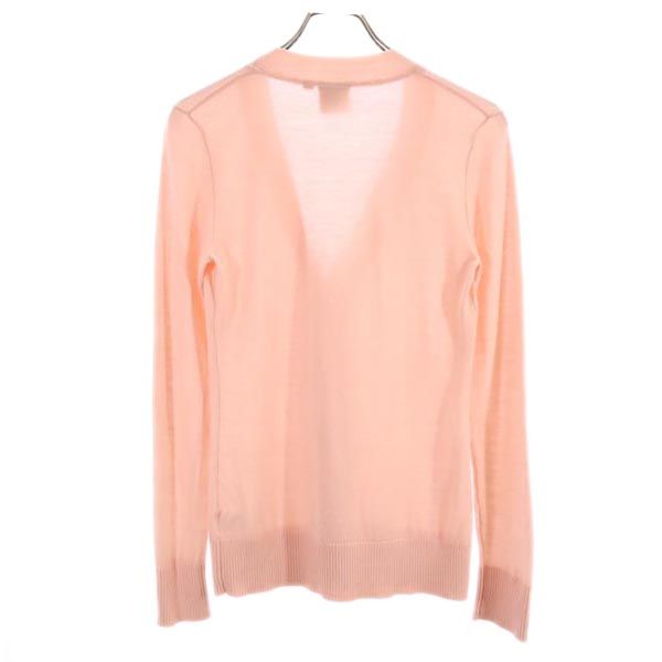 Tory Burch トリーバーチ ウール 長袖 ニット カーディガン XS ピンク系 レディース