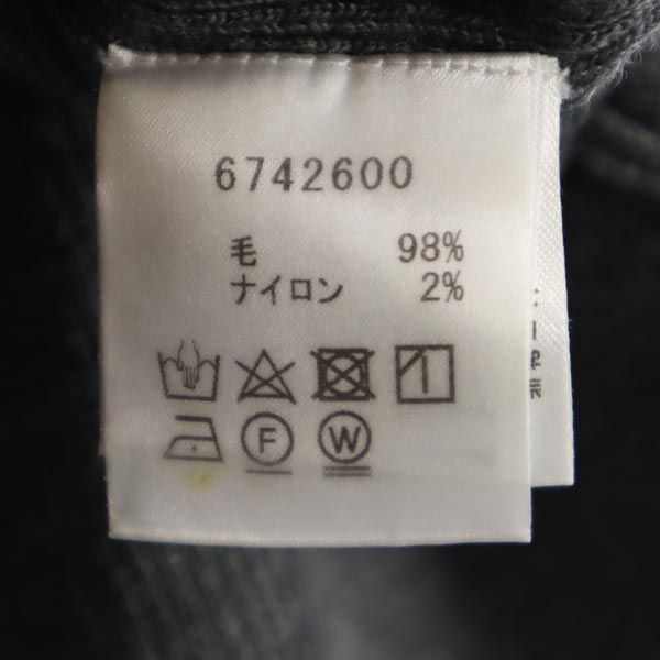 Rene ルネ 日本製 ウールブレンド 長袖 ニット カットソー 34 グレー系 レディース