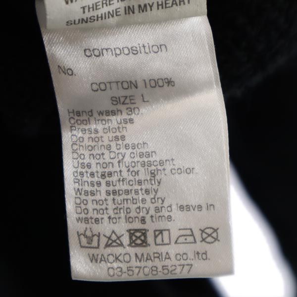 WACKO MARIA ワコマリア バックプリント スウェットパーカー L ブラック系 GUILTY PARTIES ギルティーパーティーズ メンズ