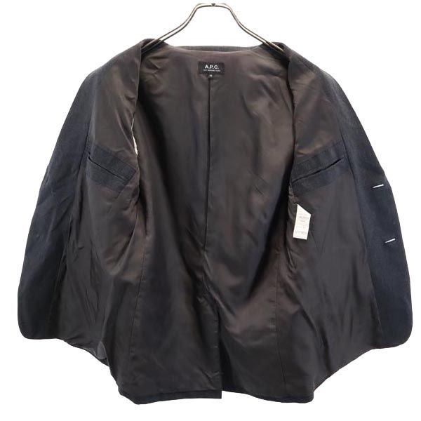A.P.C. アーペーセー ウールブレンド テーラードジャケット XS ネイビー メンズ