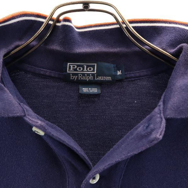 Polo by Ralph Lauren ポロバイラルフローレン 半袖 ポロシャツ M ネイビー メンズ