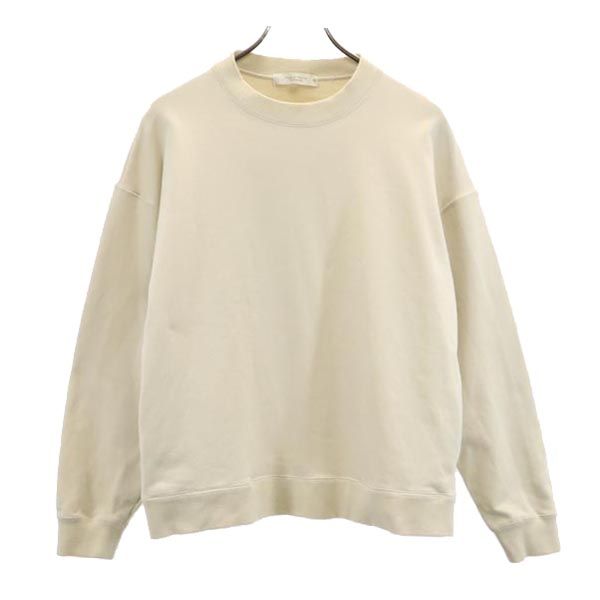 パブリックトウキョウ 日本製 長袖 スウェット トレーナー 2 ベージュ系 PUBLIC TOKYO メンズ