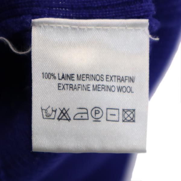 PAULE KA ポールカ 長袖 セーター S ネイビー系 リブニット レディース