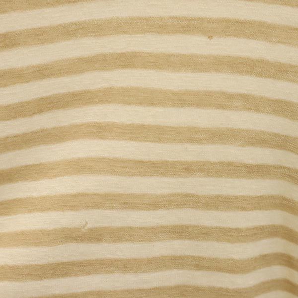 BURBERRY バーバリー 三陽商会 ボーダー 長袖 セーター 4 ベージュ系 ニット レディース