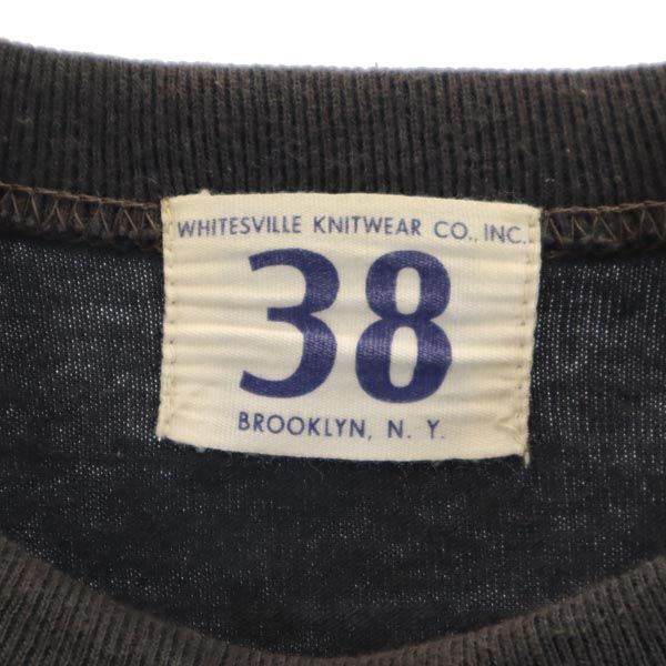 Whitesville ホワイツビル 日本製 東洋エンタープライズ 長袖 Tシャツ 38 ブラウン系 ロンT メンズ