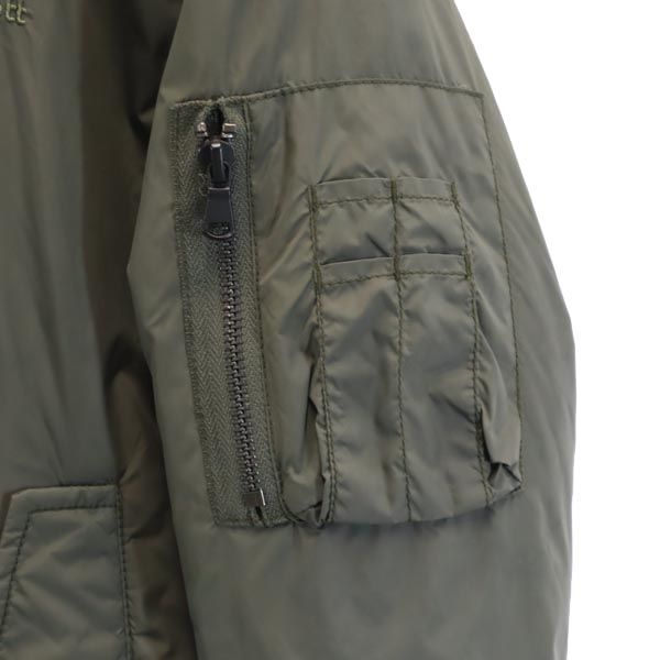 ショット ミリタリージャケット S カーキ schott 薄中綿入 レディース