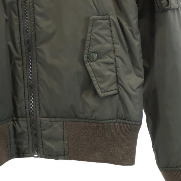 ショット ミリタリージャケット S カーキ schott 薄中綿入 レディース