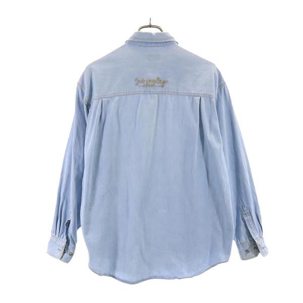 Jean charles de Castelbajac ジャンシャルルドカステルバジャック 長袖 シャンブレーシャツ 2 メンズ