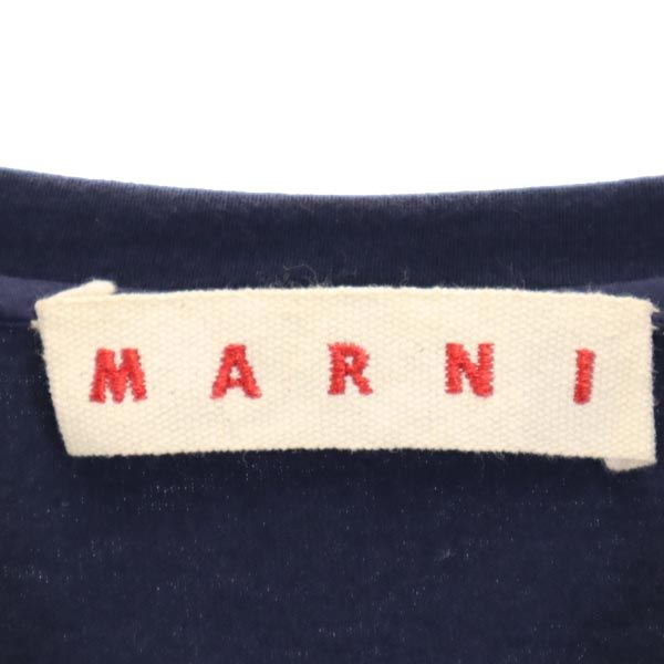 MARNI マルニ 7分袖 ワンピース ネイビー系 レディース