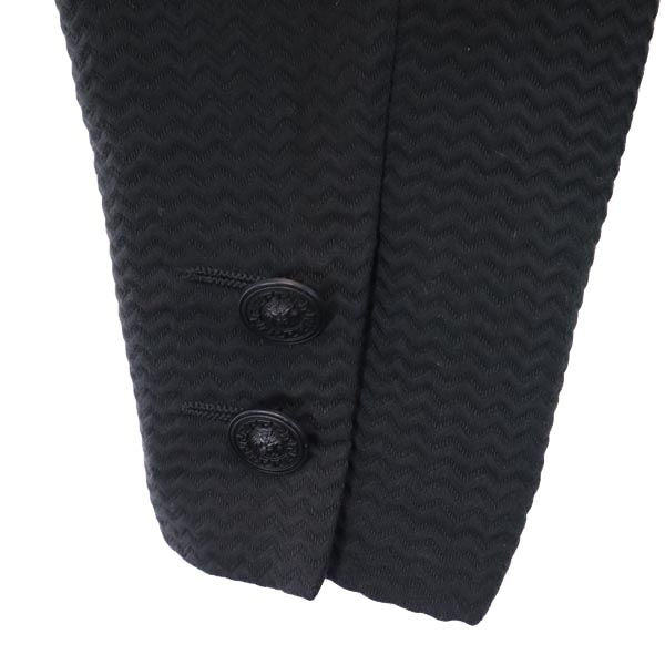 VERSACE ヴェルサーチ イタリア製 ジャケット 38 ブラック レディース