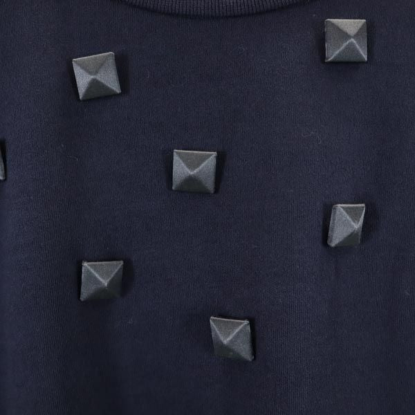 MARC BY MARC JACOBS マークバイマークジェイコブス 長袖 デザイン カットソー XS ネイビー系 レディース