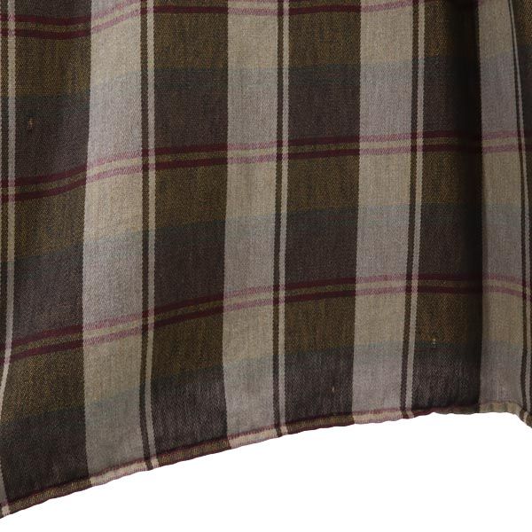 CLASSIC クラシック 長袖 チェックシャツ M ブラウン系 メンズ