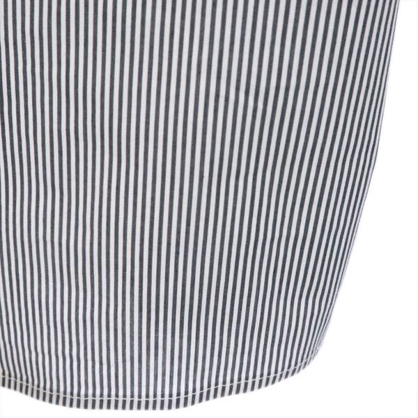 Be Blumarine ビーブルマリン ストライプ 長袖 シャツ USA8 ネイビー系 レディース