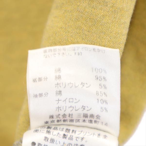 BURBERRY BLUE LABEL バーバリーブルーレーベル 三陽商会 長袖 カットソー 38 イエロー系 レディース