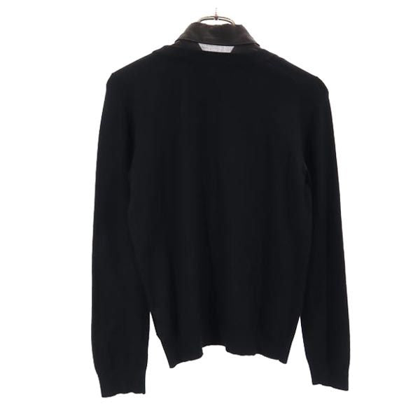 BURBERRY LONDON バーバリーロンドン 長袖 レイヤード セーター 1 ブラック ニット レディース