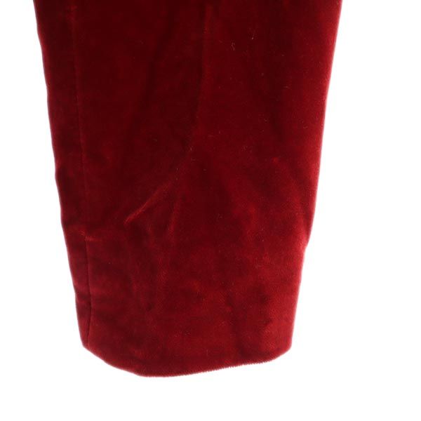 A.P.C. アーペーセー フランス製 ベロア ベロア テーラードジャケット S レッド レディース