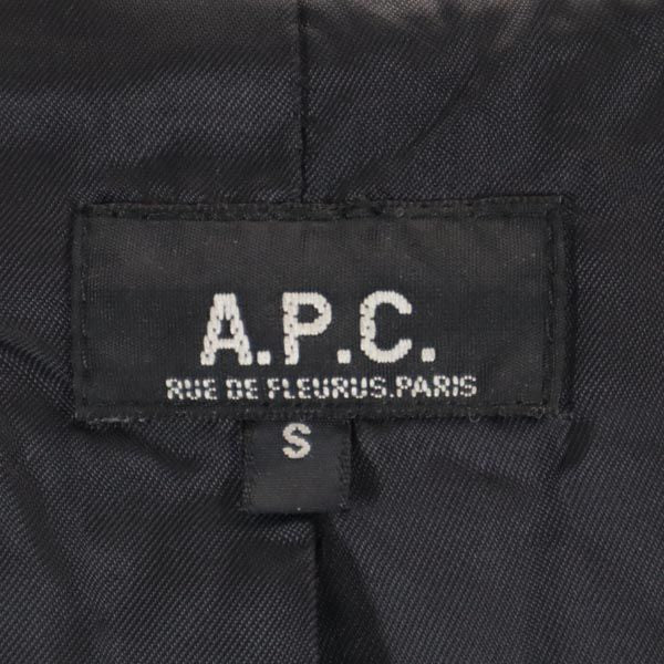 A.P.C. アーペーセー フランス製 ベロア ベロア テーラードジャケット S レッド レディース