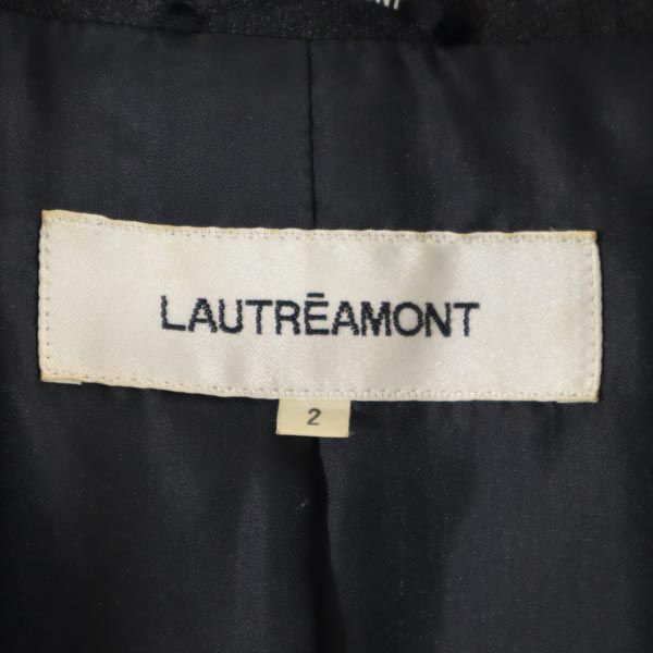 LAUTREAMONT ロートレアモン ウール テーラードジャケット 2 グレー レディース