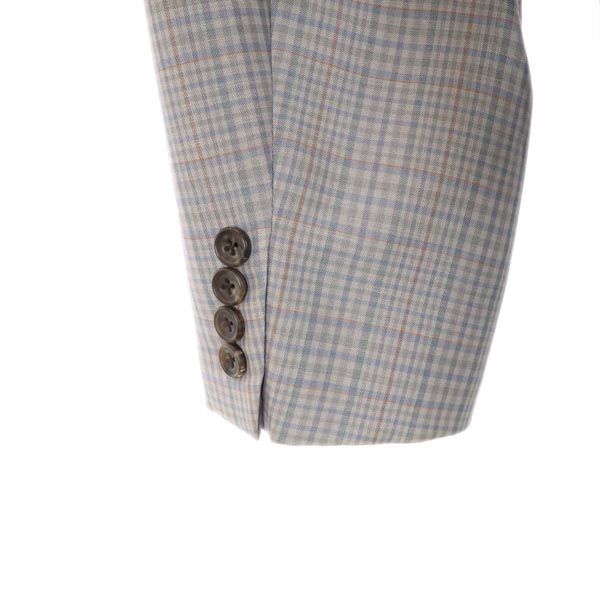 Burberrys バーバリーズ 90s オールド ウールブレンド チェック テーラードジャケット A5 グレー メンズ