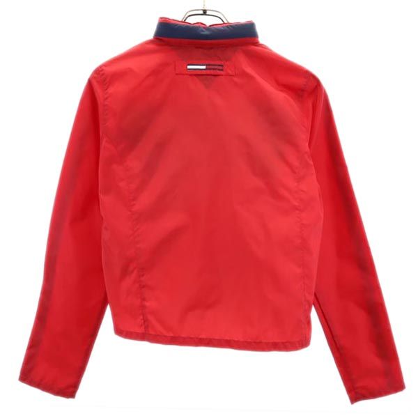 TOMMY JEANS トミージーンズ 90s オールド フラッグタグ ナイロンジャケット S レッド フード キッズ