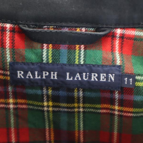 RALPH LAUREN ラルフローレン ステンカラーコート 11 ブラック レディース