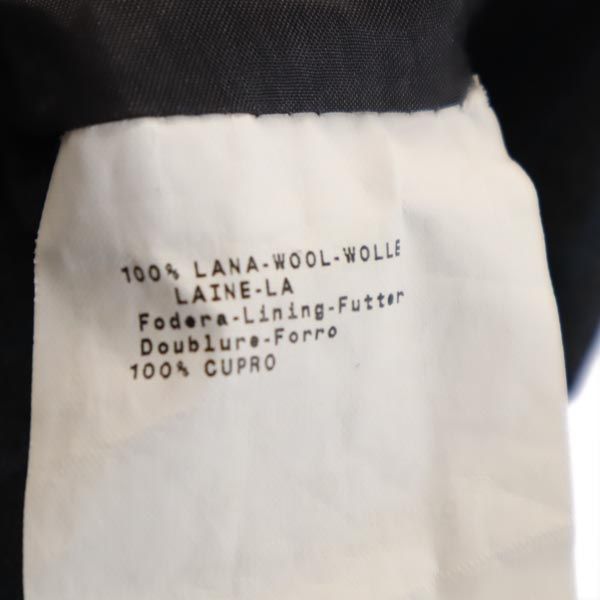 Emporio Armani エンポリオアルマーニ イタリア製 ウール ストライプ テーラードジャケット グレー系 メンズ