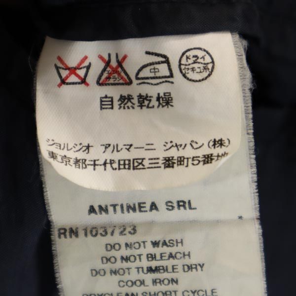 エンポリオアルマーニ イタリア製 総柄 テーラードジャケット ネイビー Emporio Armani メンズ