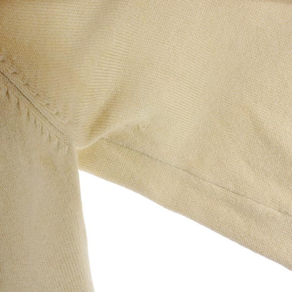 Max Mara WEEKEND LINE マックスマーラ ウィークエンド シルクブレンド 5分袖 Vネック セーター M ベージュ ニット レディース