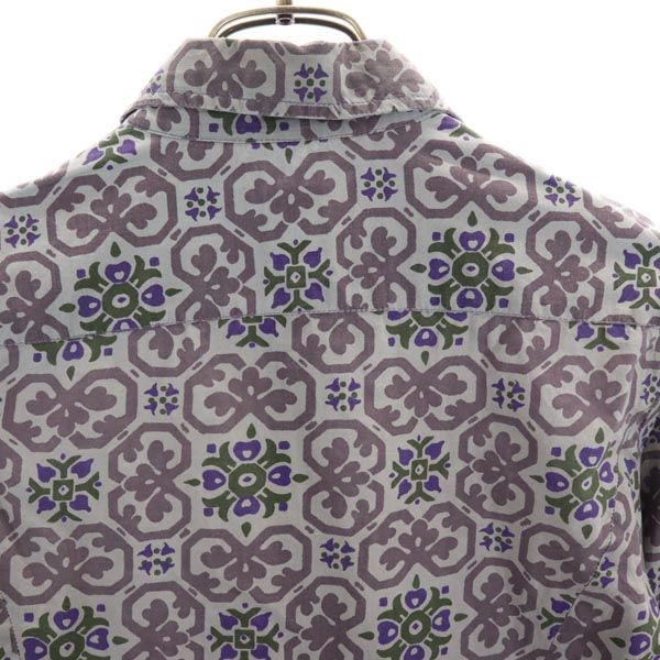 REPLAY リプレイ 総柄 長袖 シャツ XS グレー系 レディース