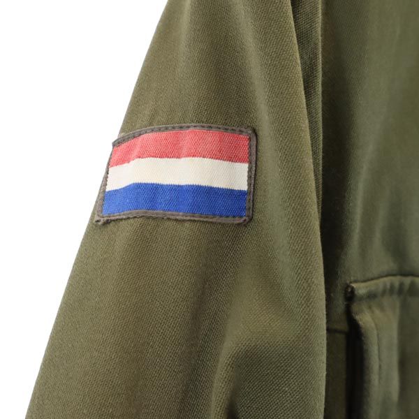 DUTCH ARMY オランダ軍 70s ヴィンテージ ミリタリージャケット カーキ メンズ