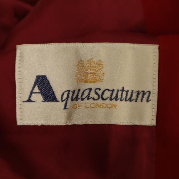 Aquascutum アクアスキュータム ジャケット レッド レディース