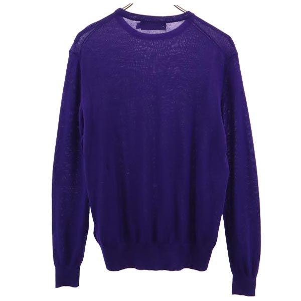 Polo by Ralph Lauren ポロバイラルフローレン ウール 長袖 セーター S 紫 ニット メンズ