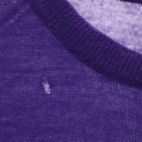 Polo by Ralph Lauren ポロバイラルフローレン ウール 長袖 セーター S 紫 ニット メンズ