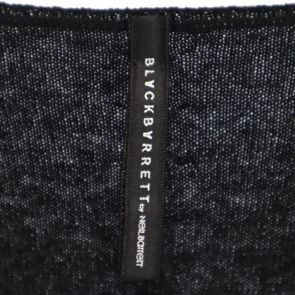 BLACKBARRETT by NEIL BARRETT ブラックバレットバイニールバレット 三陽商会 カシミヤブレンド 長袖 Vネック セーター 3 黒 ニット メンズ