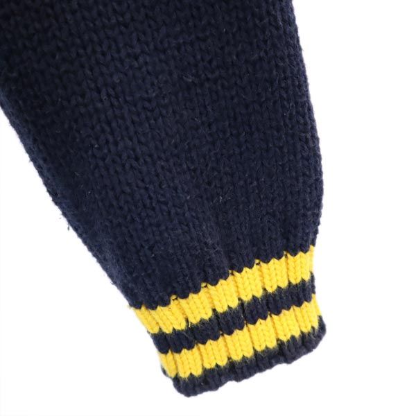 ポロバイラルフローレン 長袖 ショールカラー コットンニット セーター L(14-16) ネイビー Polo by Ralph Lauren ニット キッズ