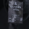 ランバンオンブルー ウールブレンド 半袖 ニット ワンピース 38 ブラック LANVIN en Bleu レディース