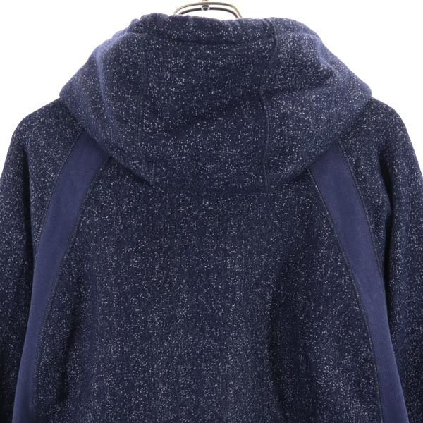 エンジニアードガーメンツ 長袖 スウェットニット ジップパーカー M ネイビー Engineered Garments 裏起毛 メンズ