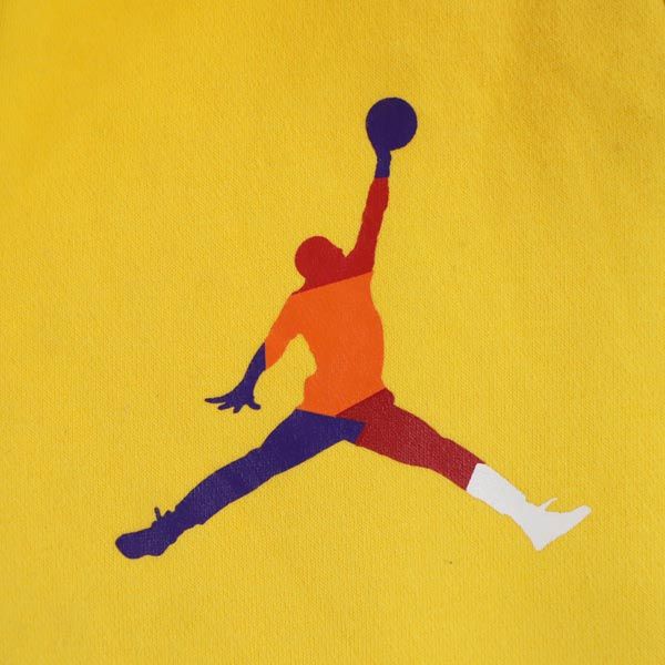 AIR JORDAN エアジョーダン ジャンプマンロゴ 長袖 ジップパーカー S イエロー 裏起毛 メンズ