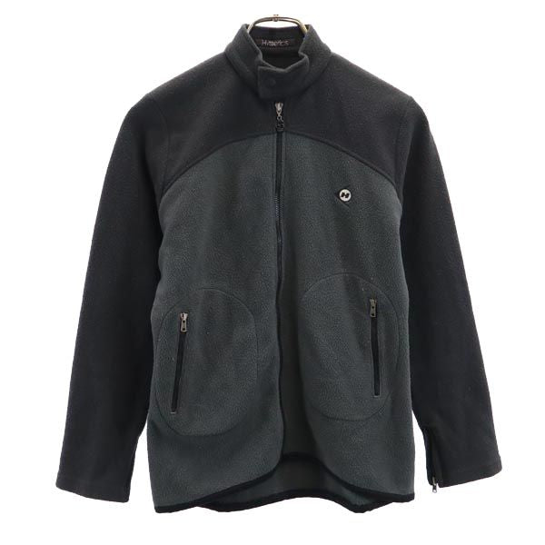 HYSTERIC ヒステリック 日本製 フリースジャケット F グレー系 ジップ レディース