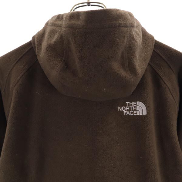 THE NORTH FACE ノースフェイス アウトドア フリースジャケット S ブラウン パーカー WINDWALL レディース