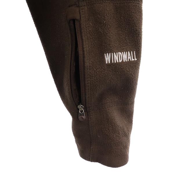 THE NORTH FACE ノースフェイス アウトドア フリースジャケット S ブラウン パーカー WINDWALL レディース