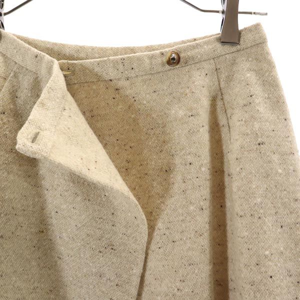 ケンゾー スカートスーツ 上下 セットアップ 38 ベージュ系 KENZO テーラードジャケット ラップスカート レディース