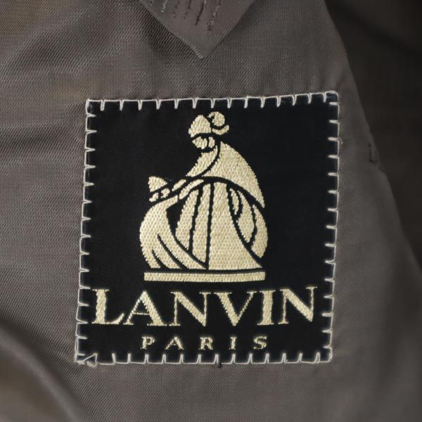 ランバン イタリア製 ウール テーラードジャケット 46 グレー LANVIN メンズ