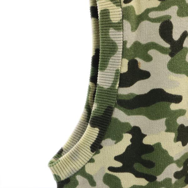 PEARLY GATES パーリーゲイツ 日本製 カモフラ柄 ゴルフ ニット ベスト 5 グレージュ ゴルフウェア メンズ